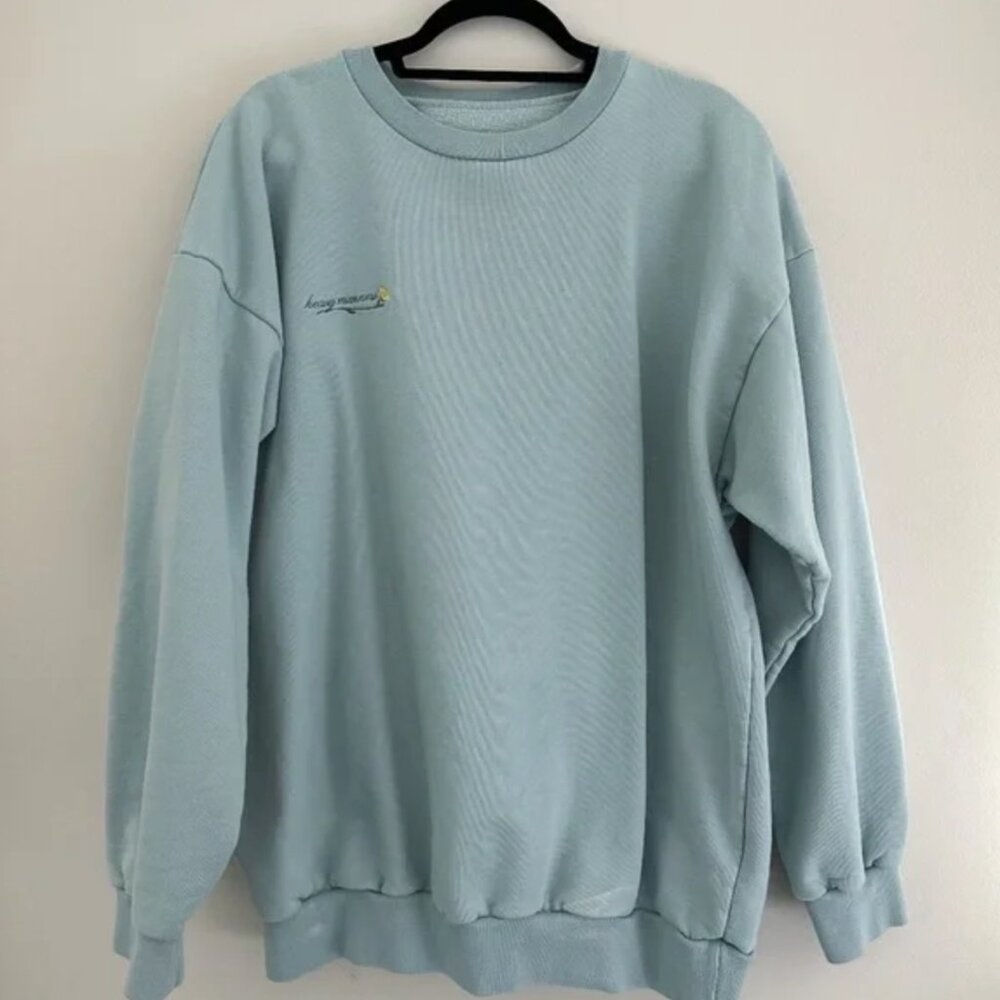 Heavy Manners crewneck blue